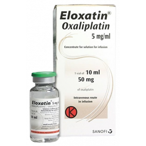 ELOXATIN ® 50 MG / 10 ML ( OXALIPLATIN 5 MG / ML ) CONCENTRATE FOR SOLUTION FOR IV INFUSION VIAL